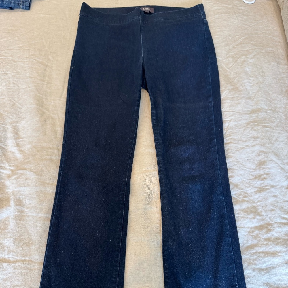 Not Your Daughters Jeans Pull On Dark Denim Size 6
